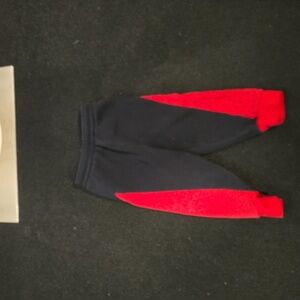 Kids black and red Jordan sweatpants